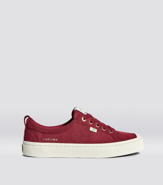 OCA Low Cabernet Suede Sneaker