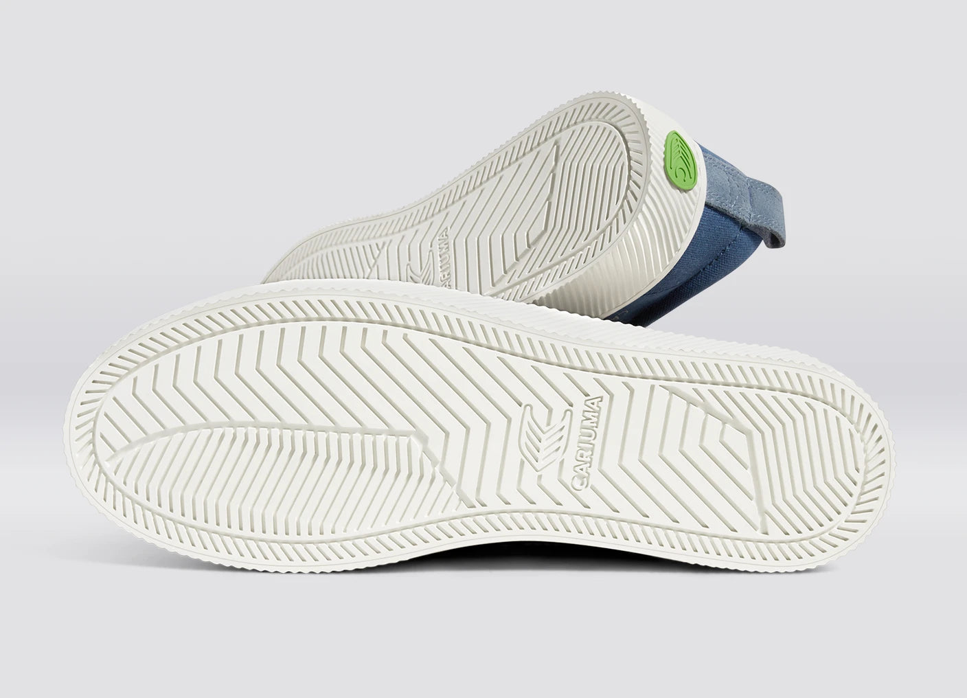 OCA Low Shadow Blue Canvas Mirage Blue Suede Sneaker