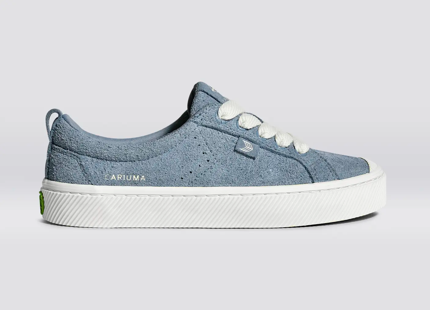 OCA Low Mountain Spring Blue Hairy Suede Sneaker