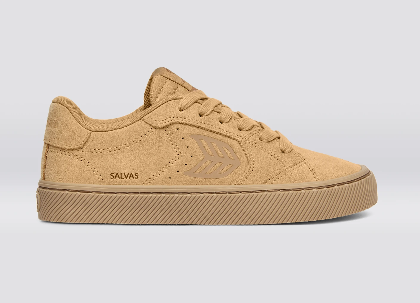 SALVAS All Latte Suede Sneaker
