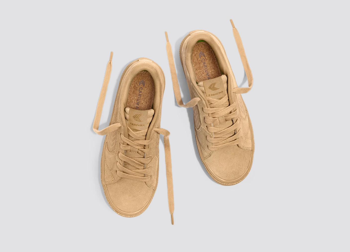 SALVAS All Latte Suede Sneaker
