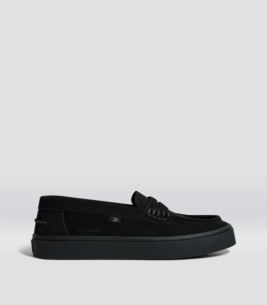 CAJU Loafer All Black Suede