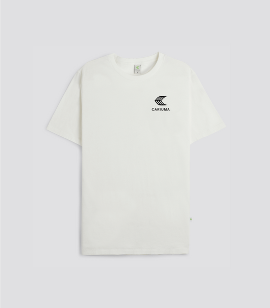 T-Shirt Off-White with Small Black Logo