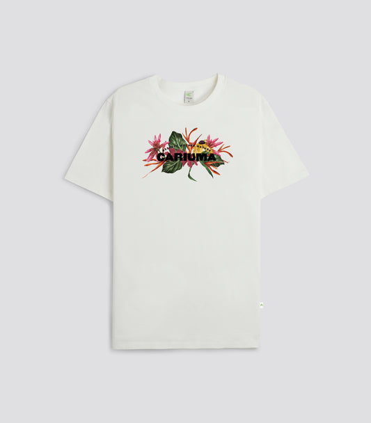 T-Shirt Off-White Cariuma Flowers