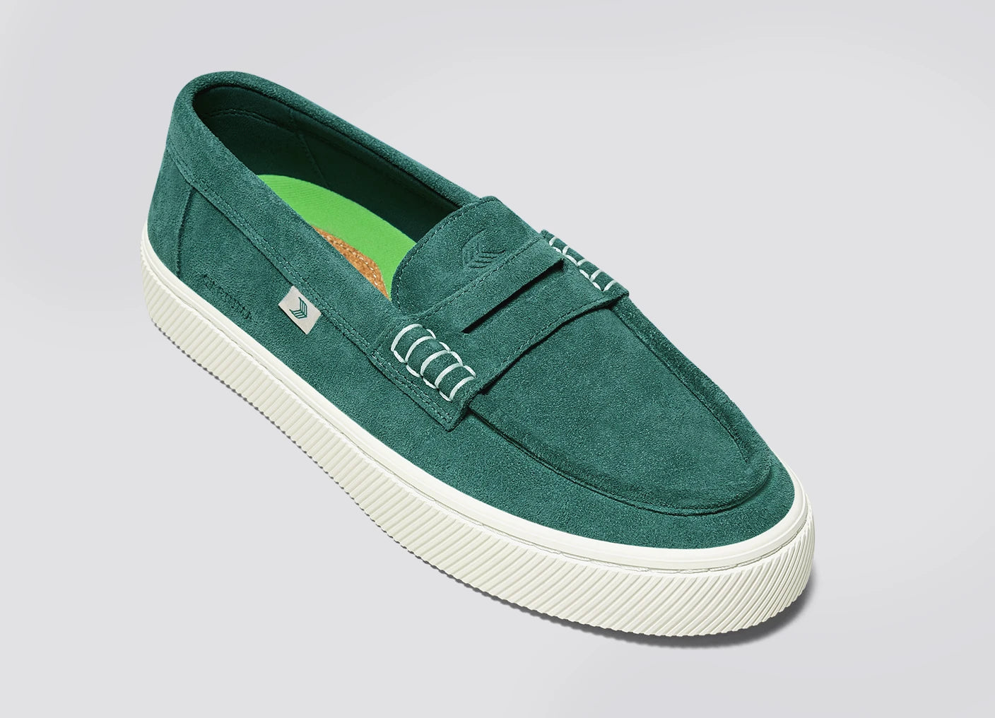 CAJU Loafer Teal Suede