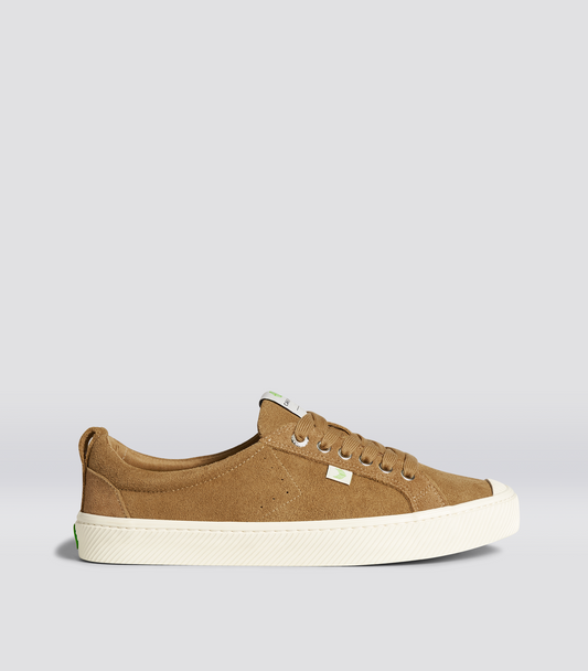 OCA Low Camel Suede Sneaker