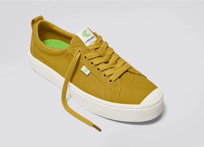 OCA Low Lemon Curry Suede Sneaker
