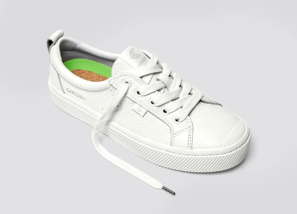 OCA Low White Premium Leather Sneaker