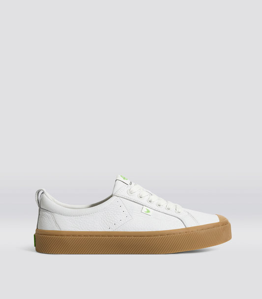 OCA Low Gum White Premium Leather Sneaker