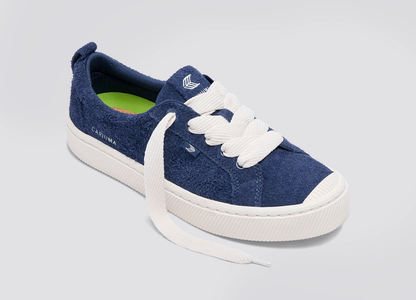 OCA Low Hairy Suede Bright Navy