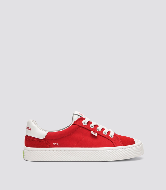 OCA 2.0 Nylon and Suede Scarlet Red
