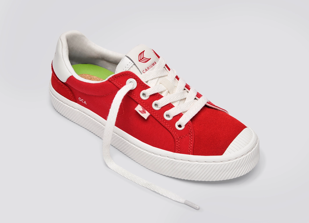 OCA 2.0 Nylon and Suede Scarlet Red