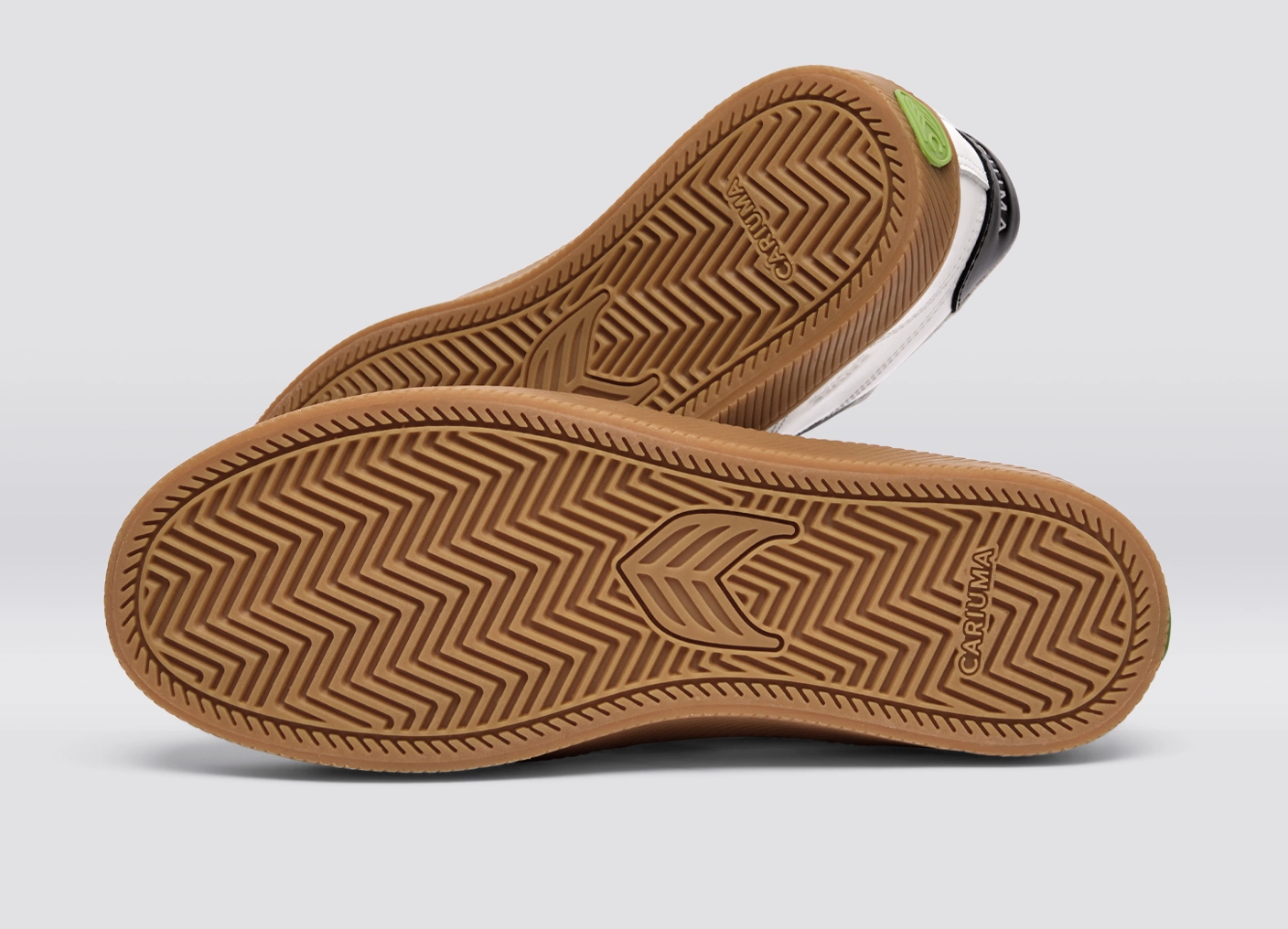 SALVAS Leather Gum Warm White Black Logo