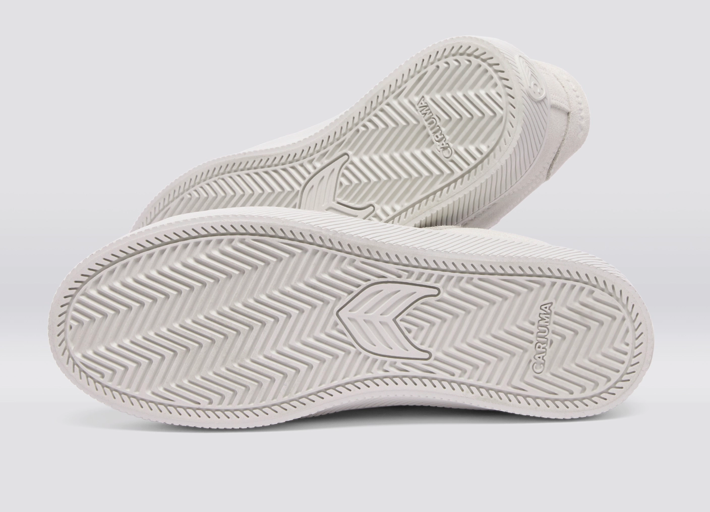 SALVAS All Smoke White Suede Sneaker