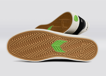 CATIBA PRO 2.0 Black Suede and Cordura Ivory Logo Sneaker