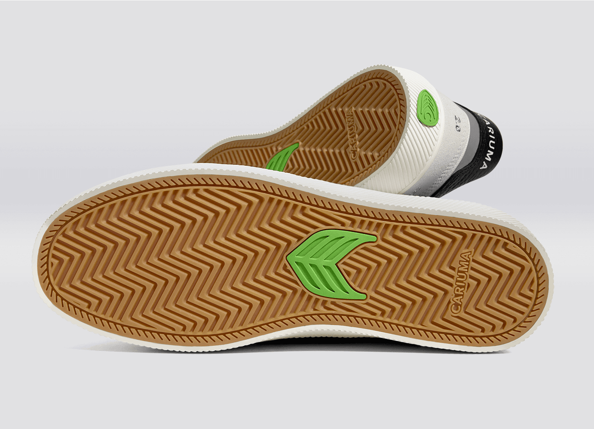 CATIBA PRO 2.0 Smoke White Suede Off-White Cordura Black Logo Sneaker